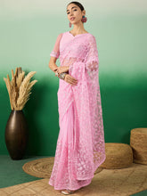 Womens Fashion Ethnic Pink Color Sarees-MLSHWSA1316PNK0ONE